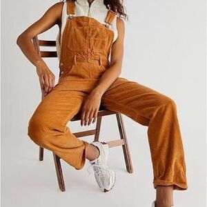 We the Free Ziggy Corduroy Overalls Size Medium